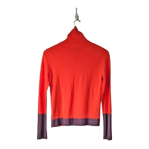 Rag & Bone Merino Wool Colorblock Knit Lightweight Turtleneck sz S - Picture 4 of 6